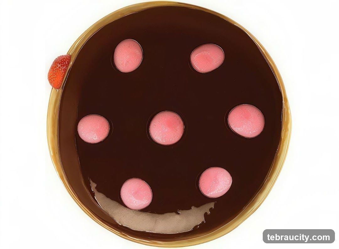 Chocolate cookie with white icing hearts