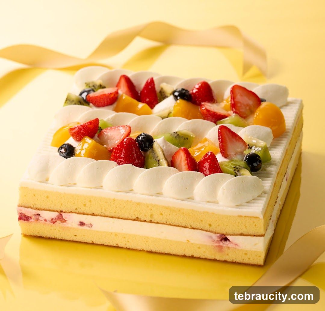Square Fruit Cake