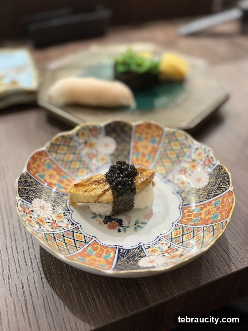 Sushi Plate on Decorative Dish