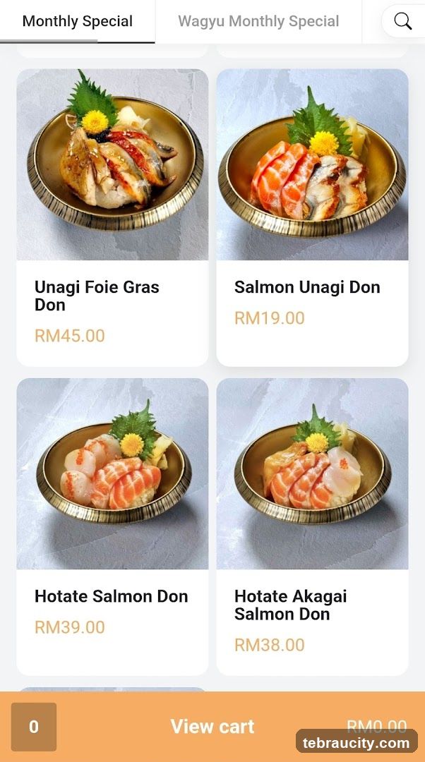 Monthly Specials