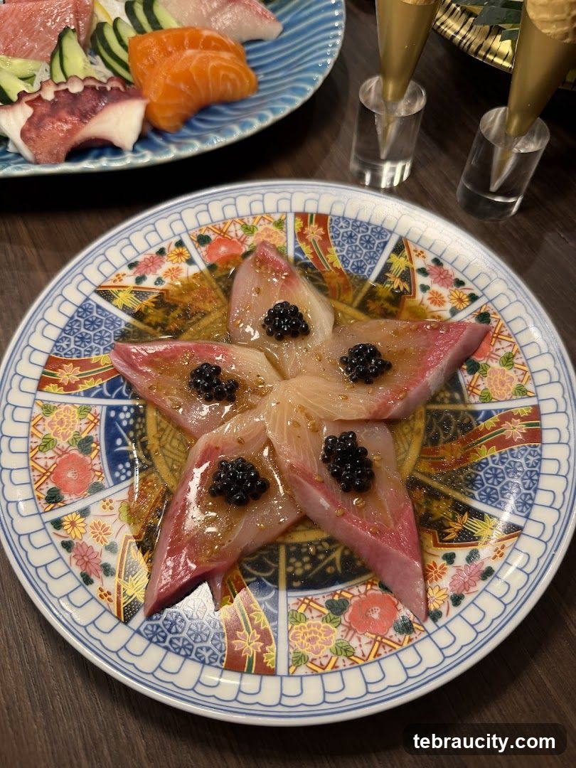 Sushi Plate on Decorative Dish