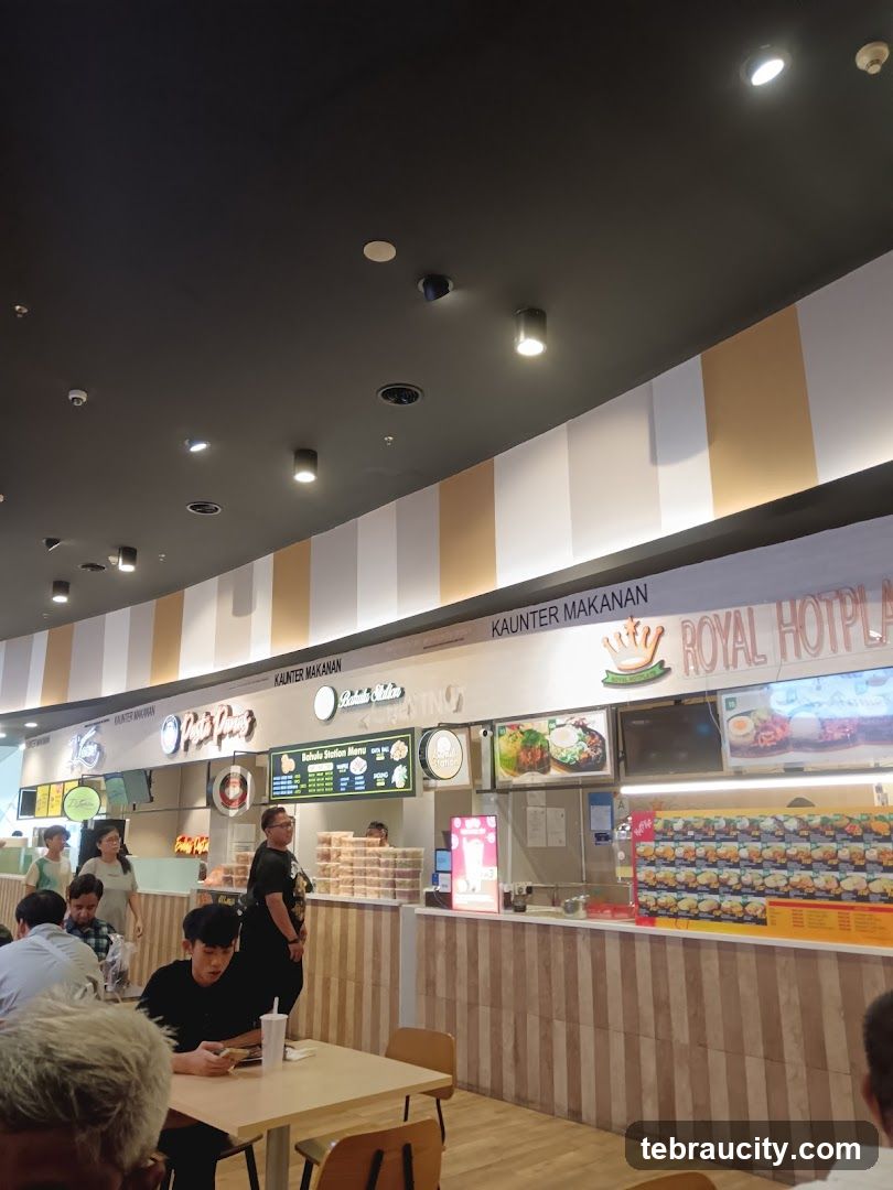 Food court interior