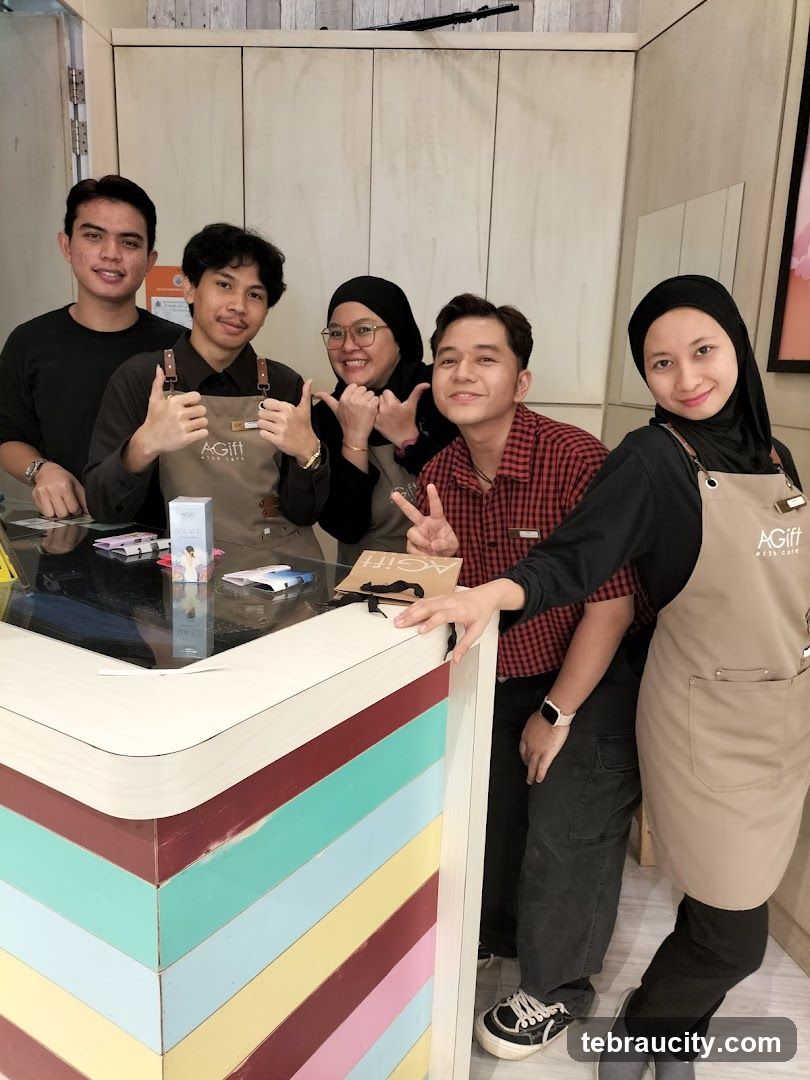Staff at counter