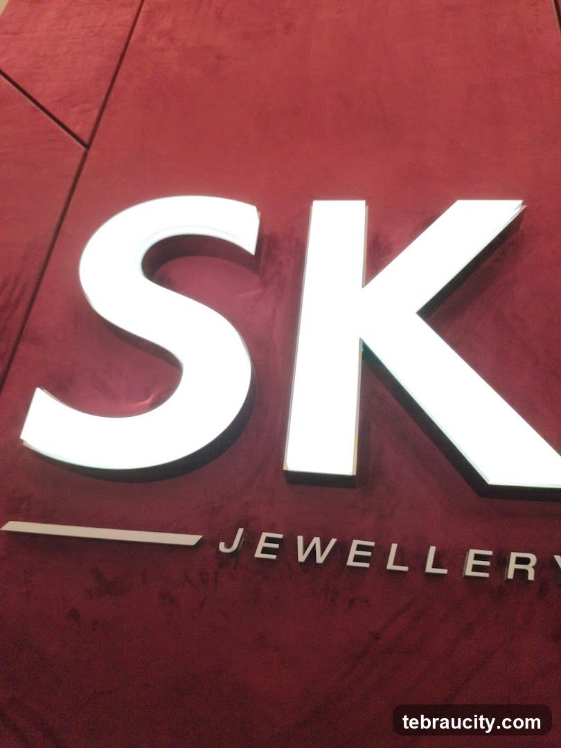 SK Jewellery Sign