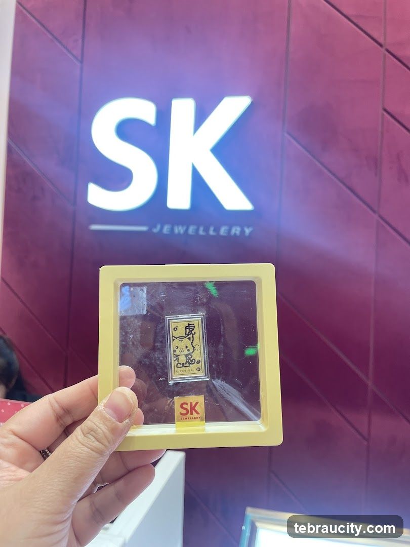 SK Jewellery Gold Bar