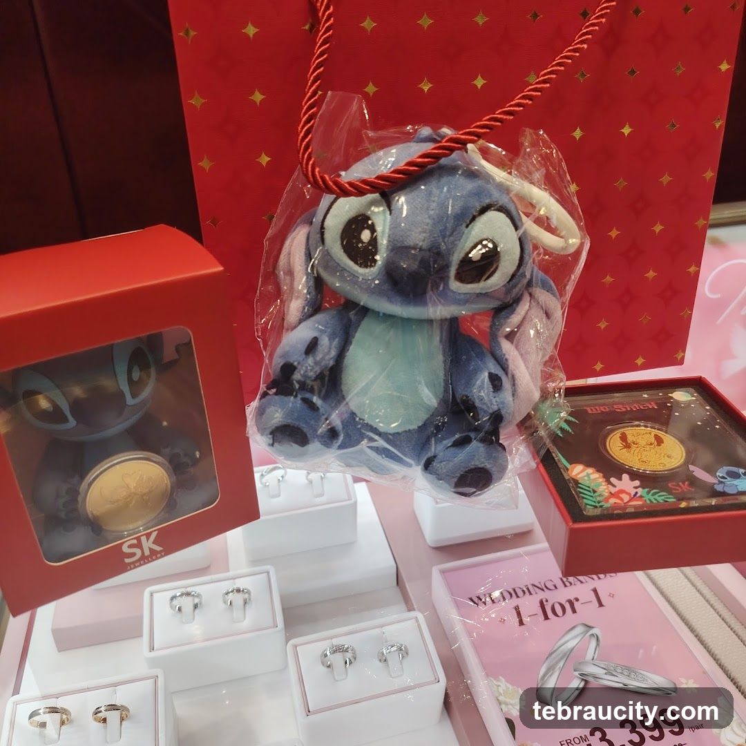 Disney Stitch Themed Jewelry Display