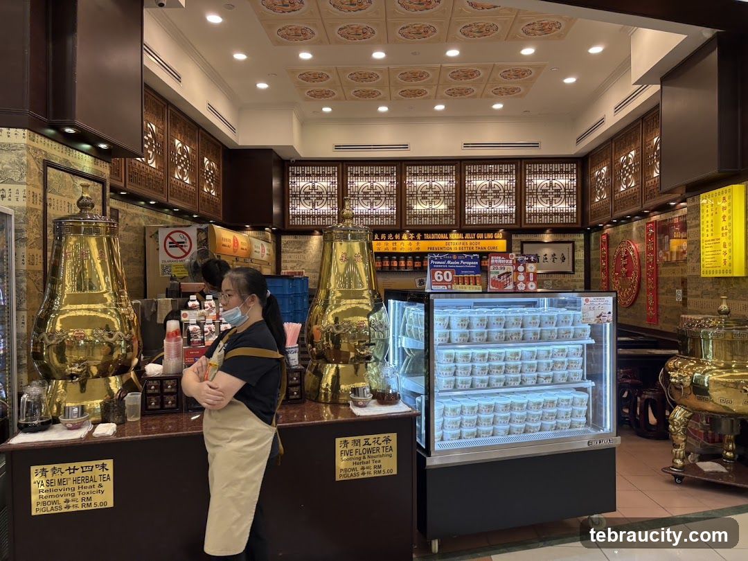 Herbal Tea Shop Interior