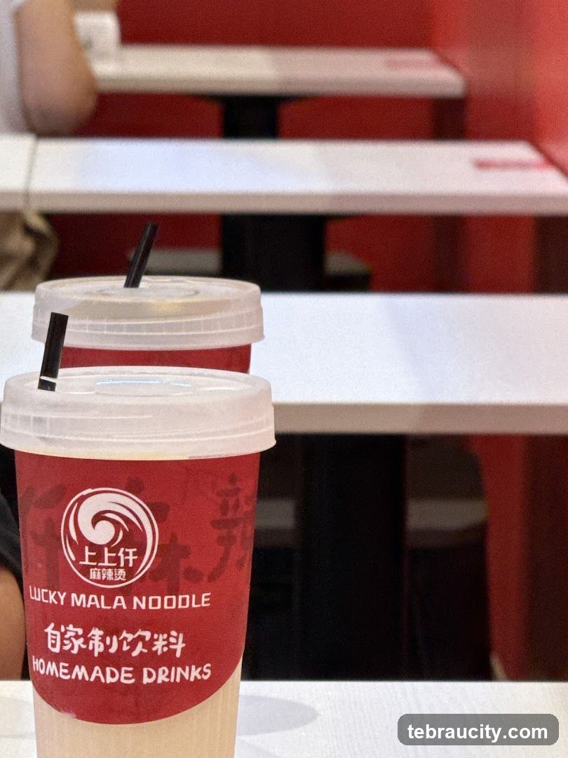 Lucky Mala Noodle Drinks