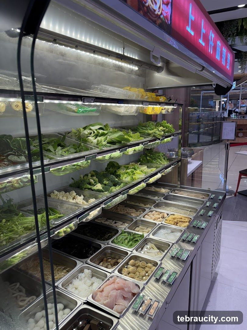 Self-Serve Food Display