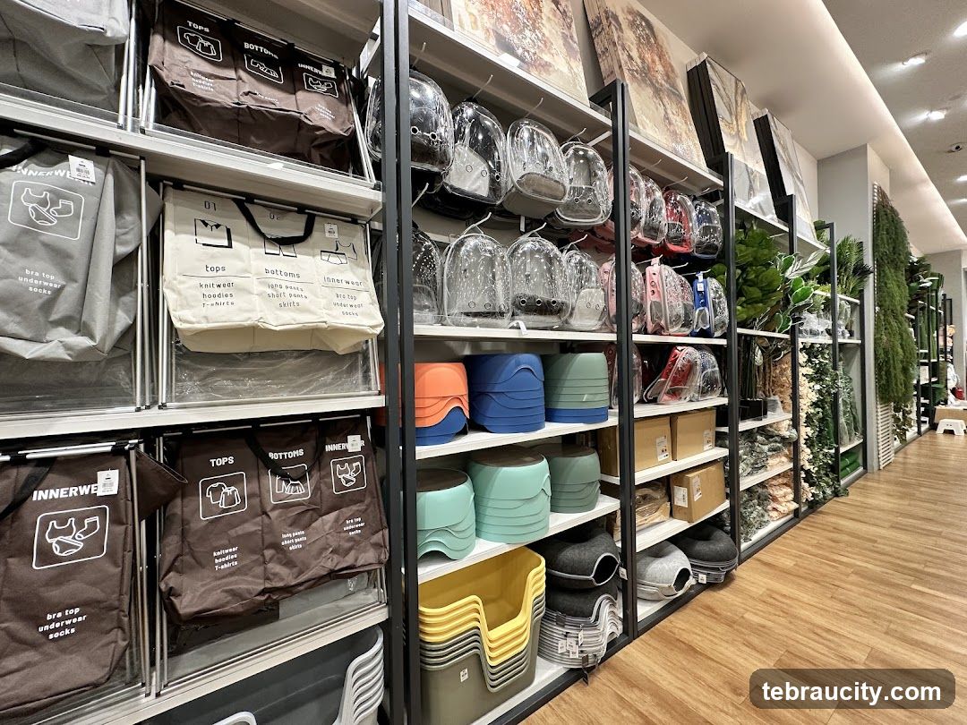 Storage and Home Goods Display