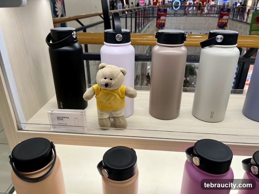 Water Bottles Display