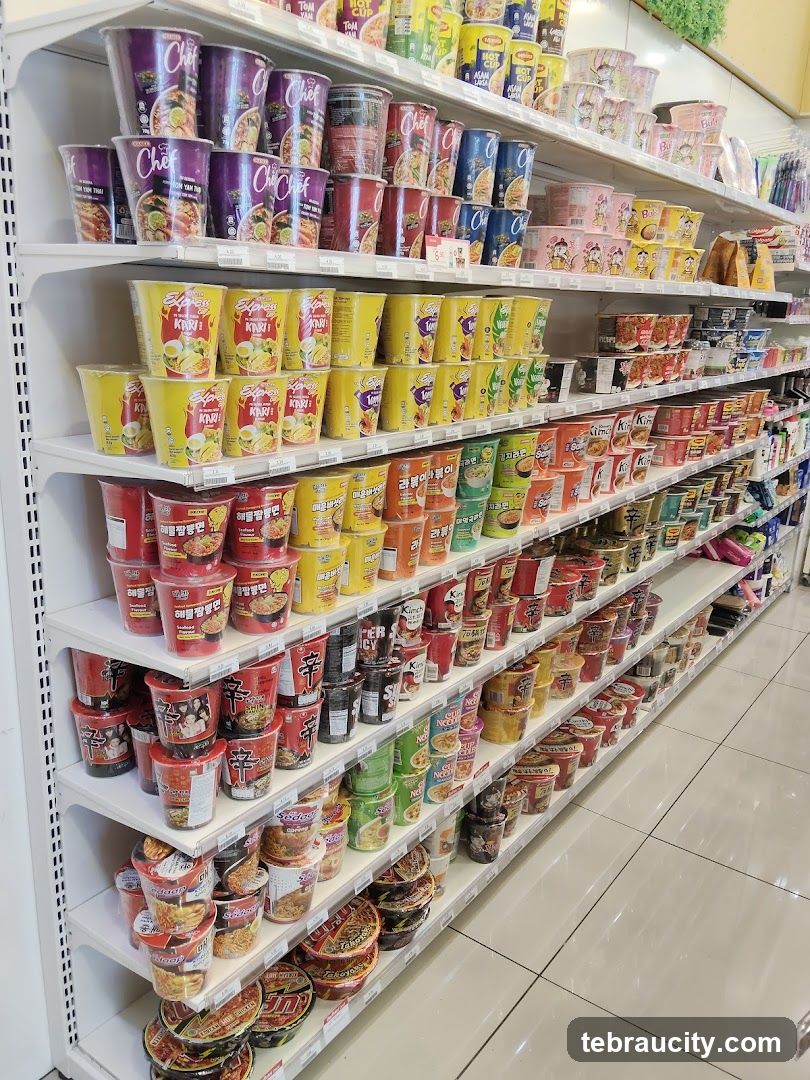 Cup Noodles Display