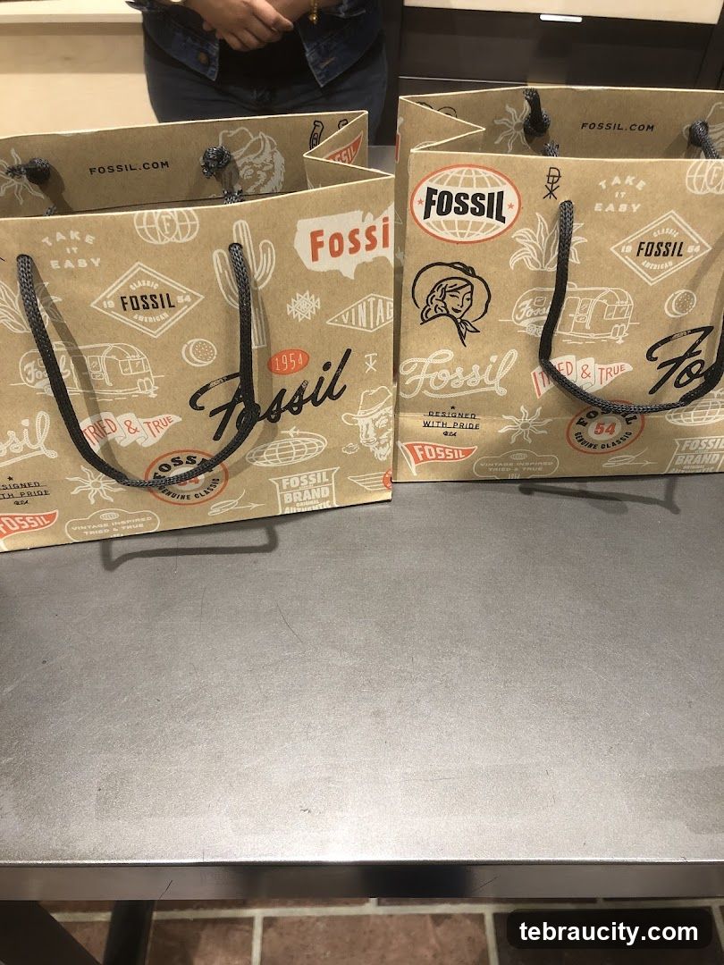 Fossil Shopping Bags