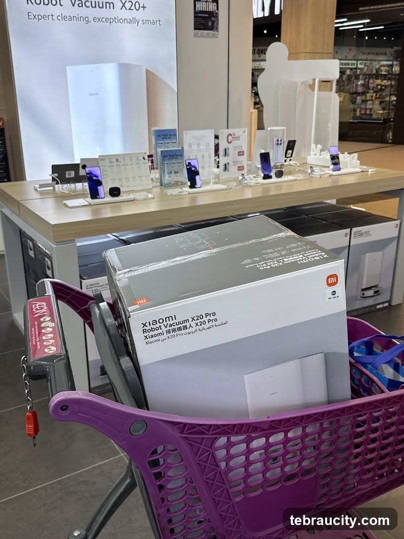 Xiaomi Robot Vacuum X20 Pro Display