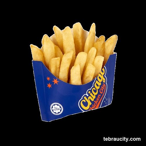Fries in branded box
