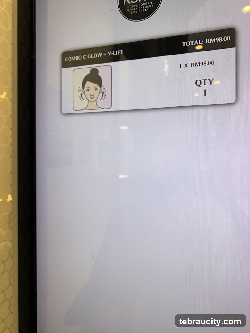 Facial Treatment Display