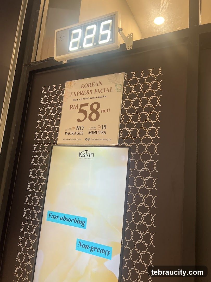 Kskin Facial Advertisement