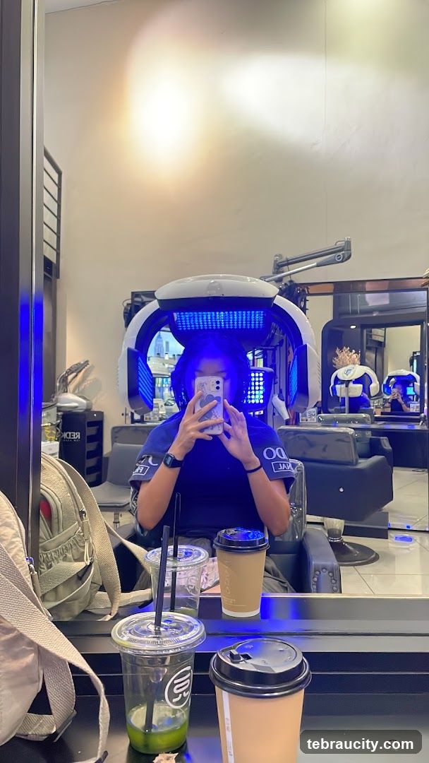 Woman in Hair Salon