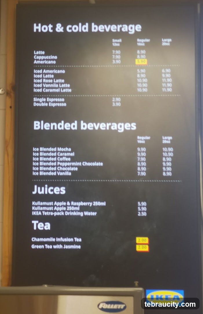 Beverage Menu