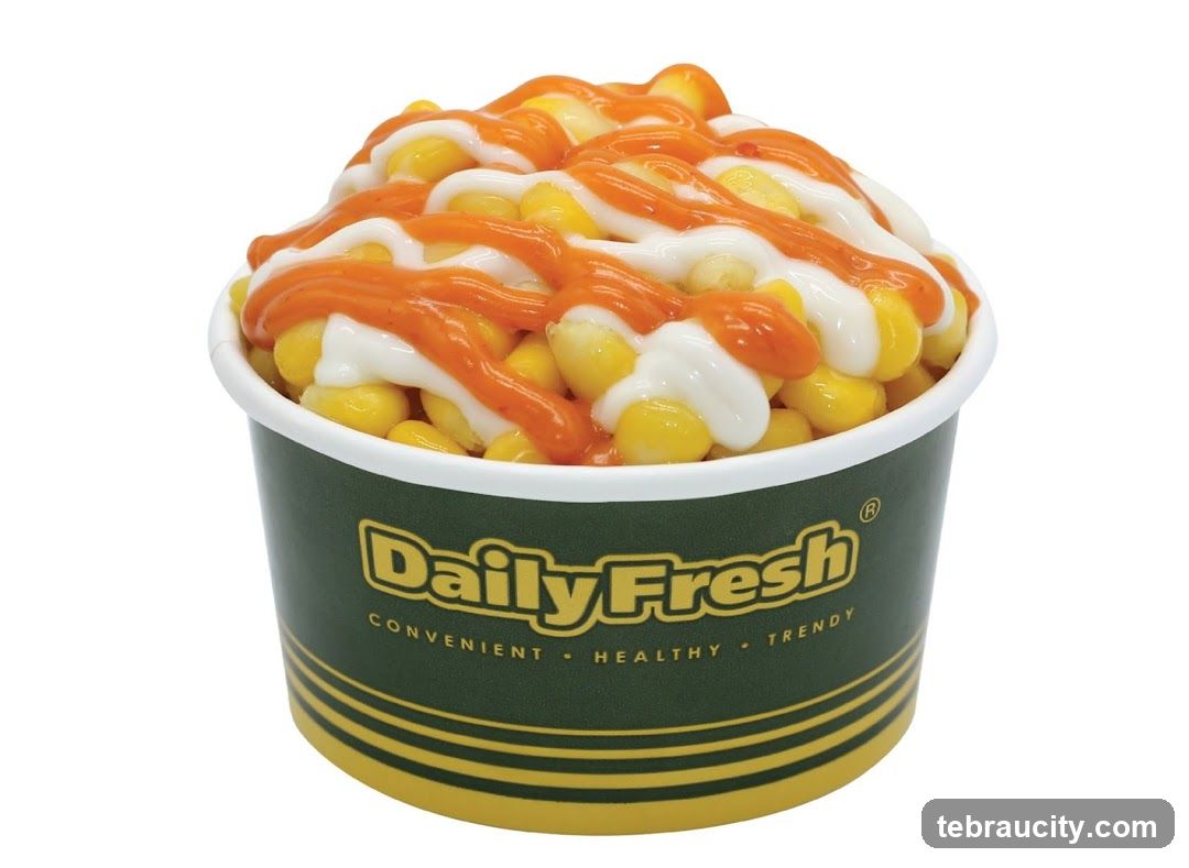 Corn with Sauces