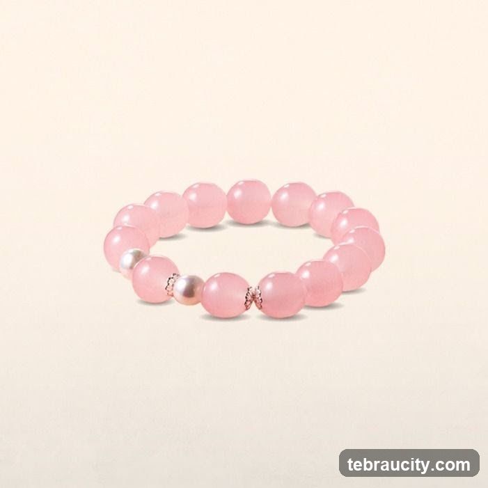 Pink Beaded Bracelet