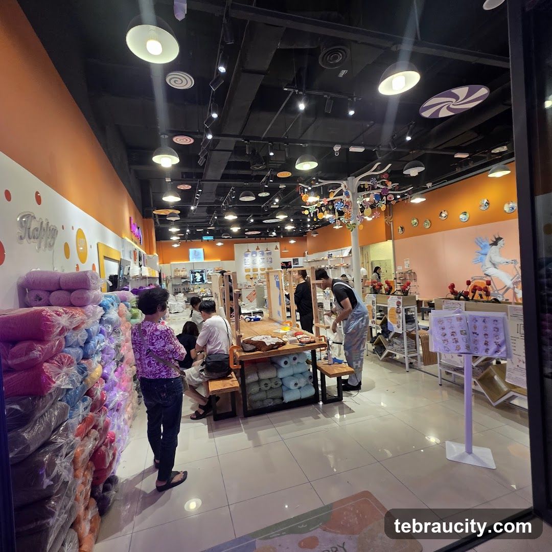 Craft Supply Store Interior