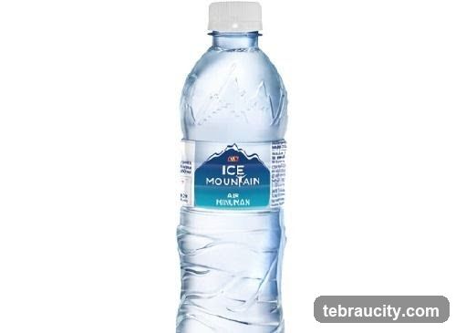 Bottle of Ice Mountain Water