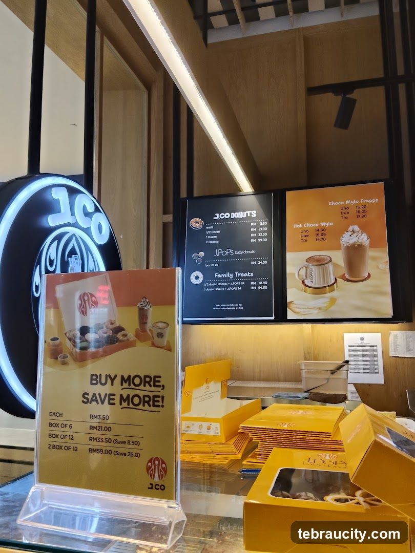 J.CO Donuts and Coffee Menu and Promotions