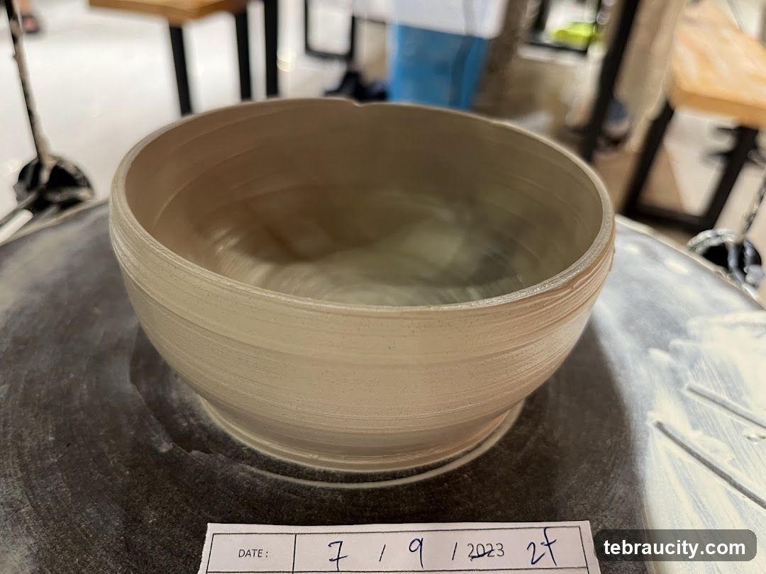 Pottery Bowl on Wheel