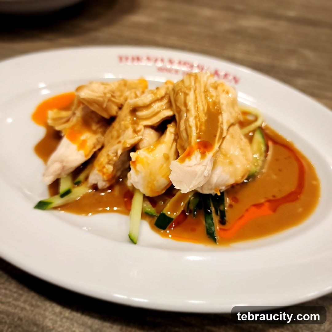 Chicken dish with sauce