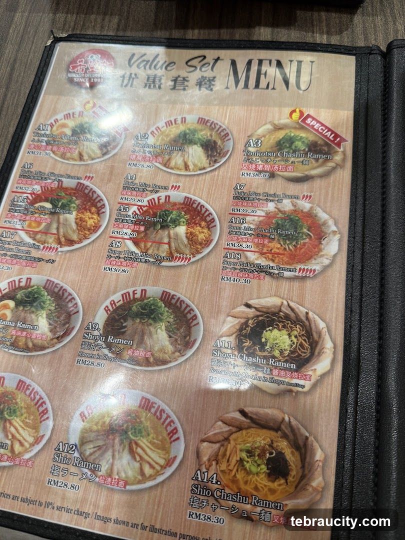 Value Set MENU