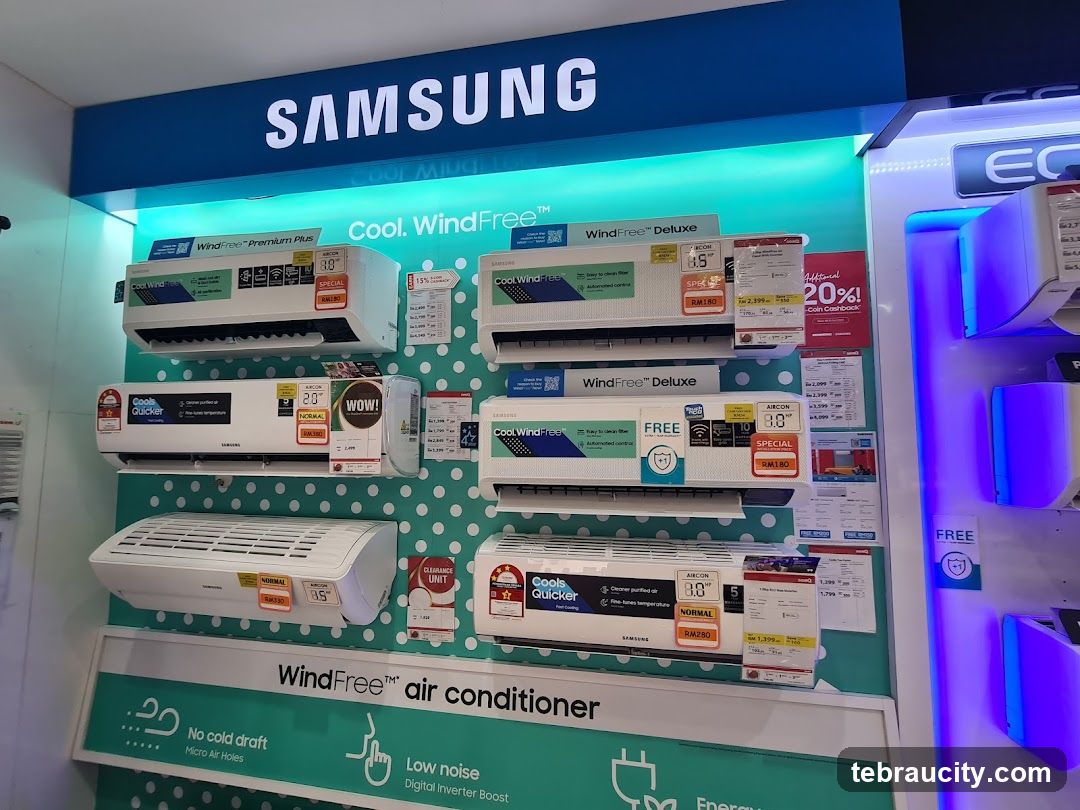 Samsung Air Conditioners Display