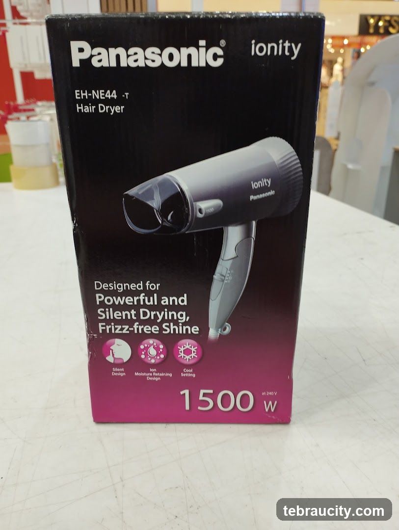 Panasonic Ionity Hair Dryer Box