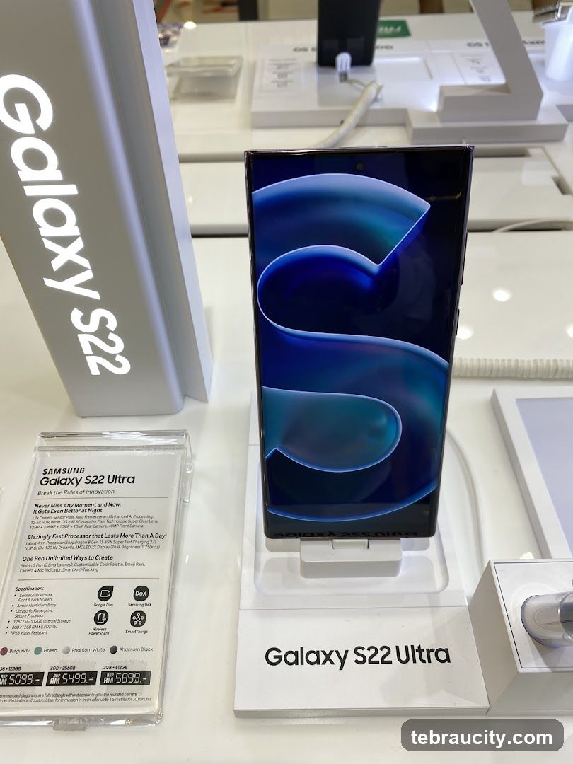 Samsung Galaxy S22 Ultra Display