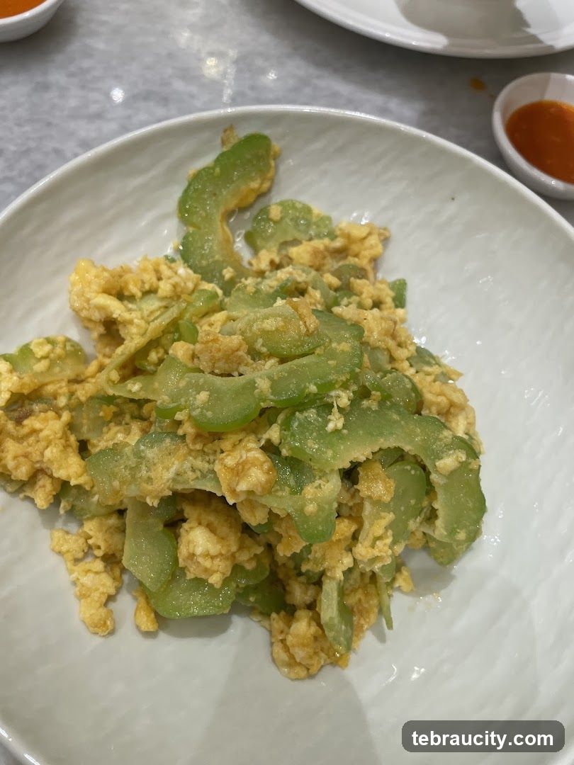 Bitter Melon with Scrambled Eggs