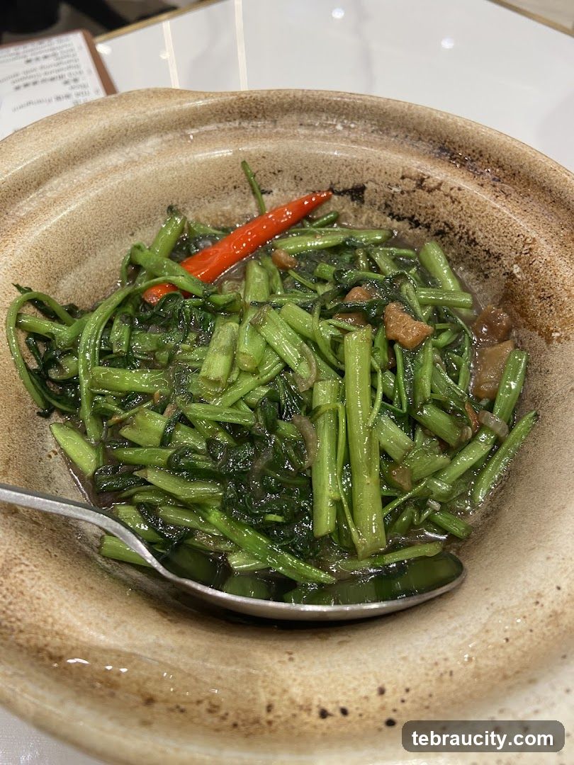 Stir-fried Water Spinach
