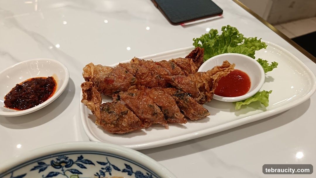 Fried Rolls with Dipping Sauces