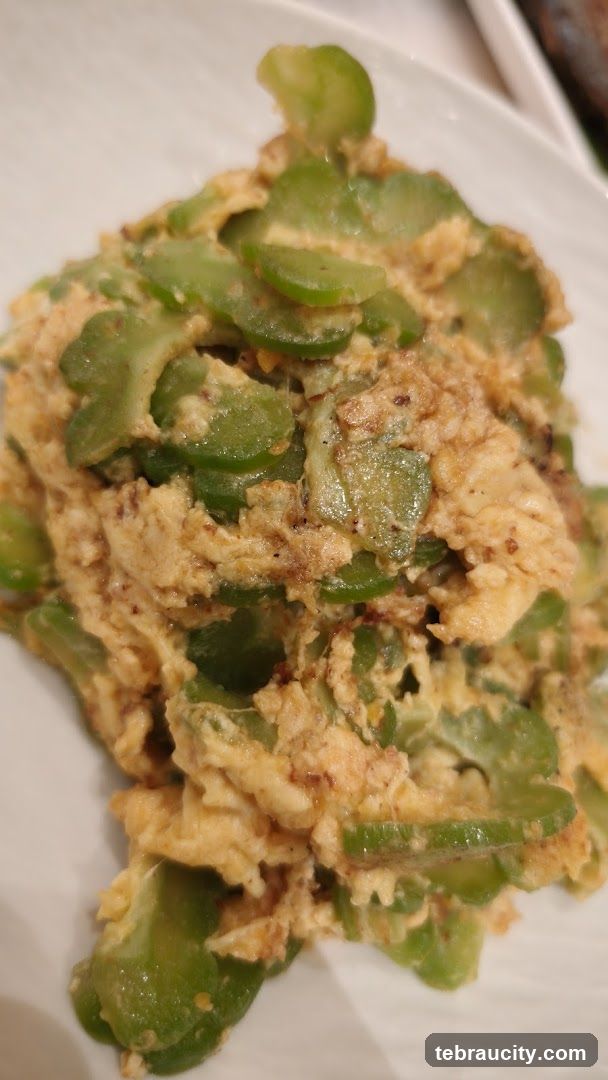 Bitter Melon with Scrambled Eggs