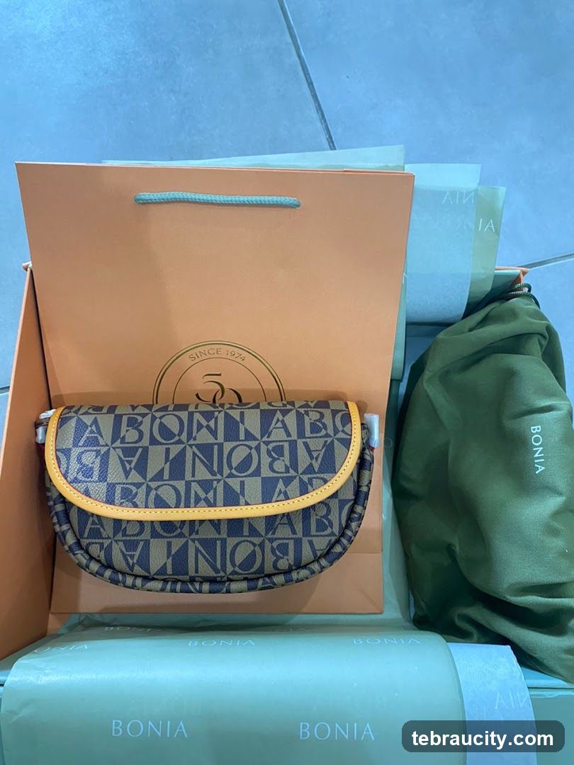 Bonia Handbag and Packaging