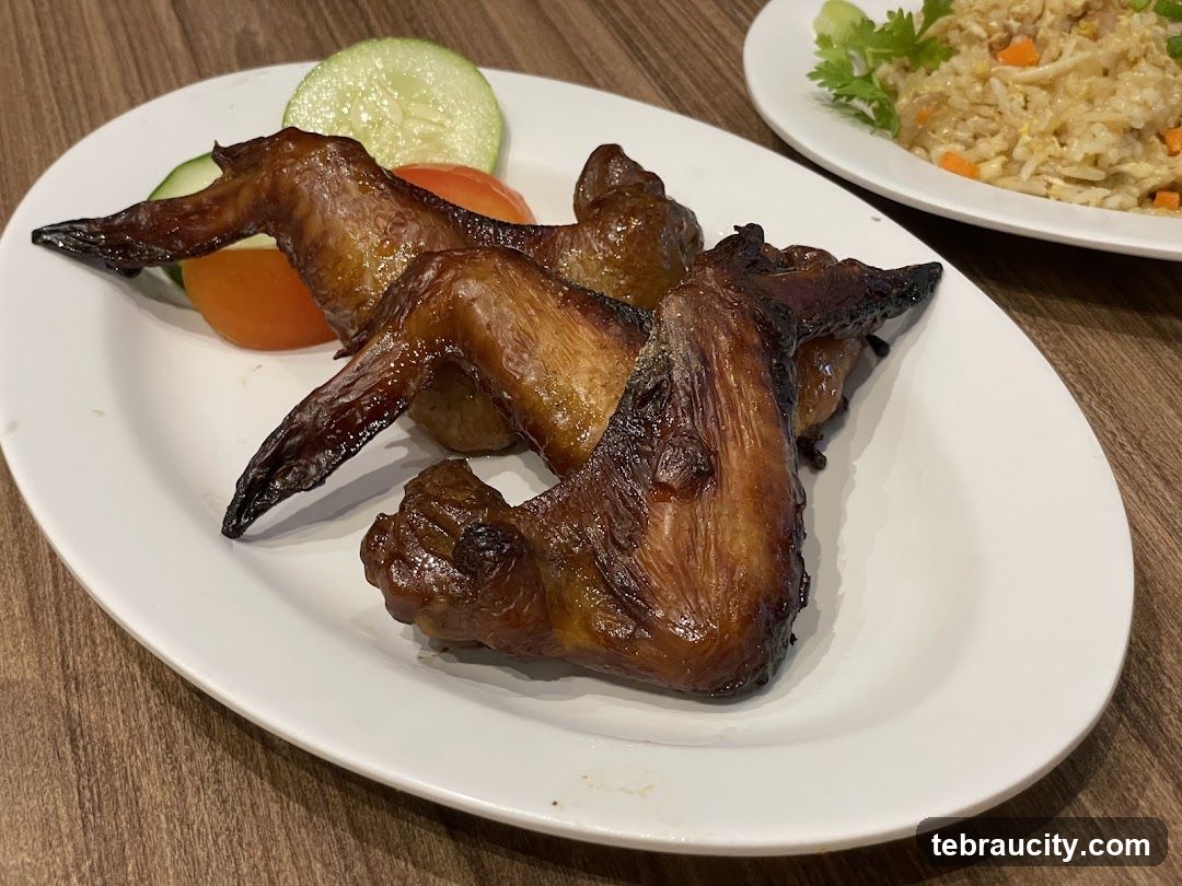 Chicken Wings and Fried Rice