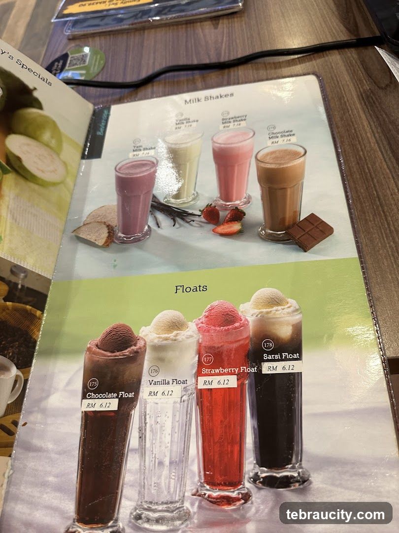 Milk Shakes and Floats
