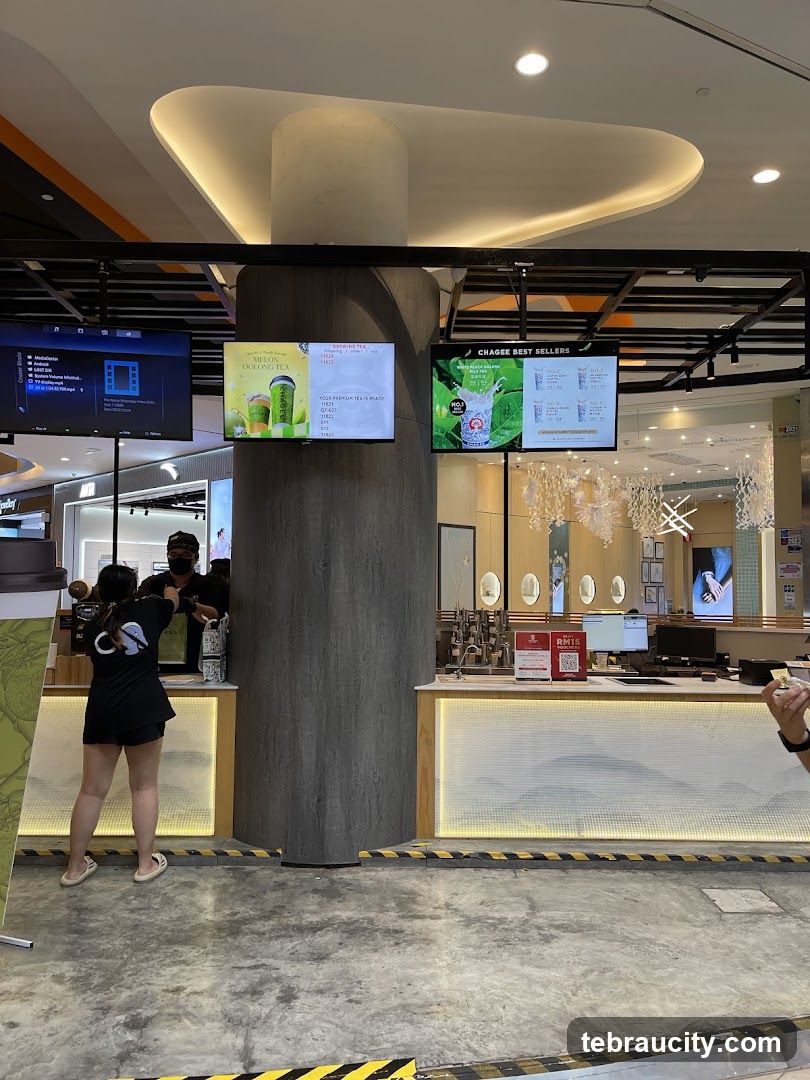 Bubble Tea Shop Counter