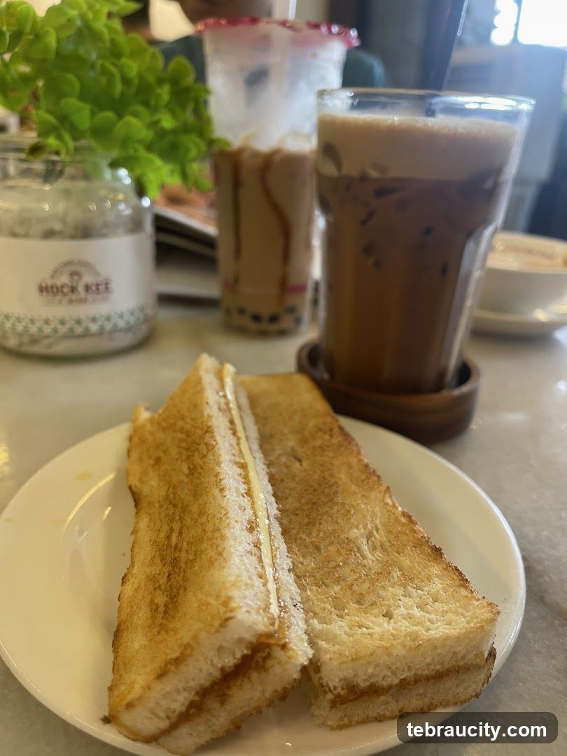 Toast and drinks