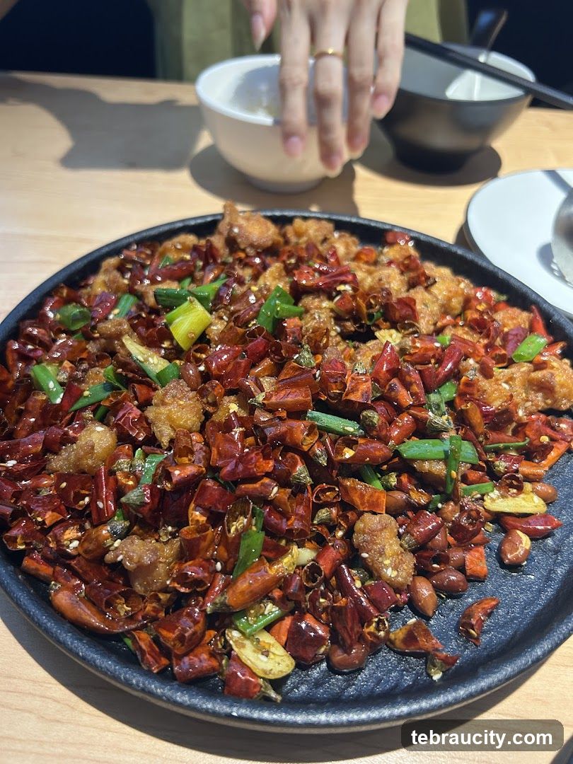 Spicy Fried Chicken with Chilies