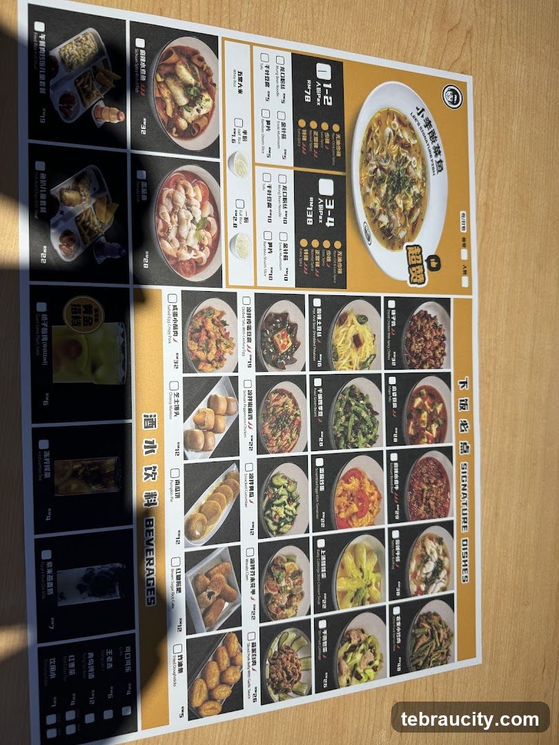 Lee's Signature Fish Menu