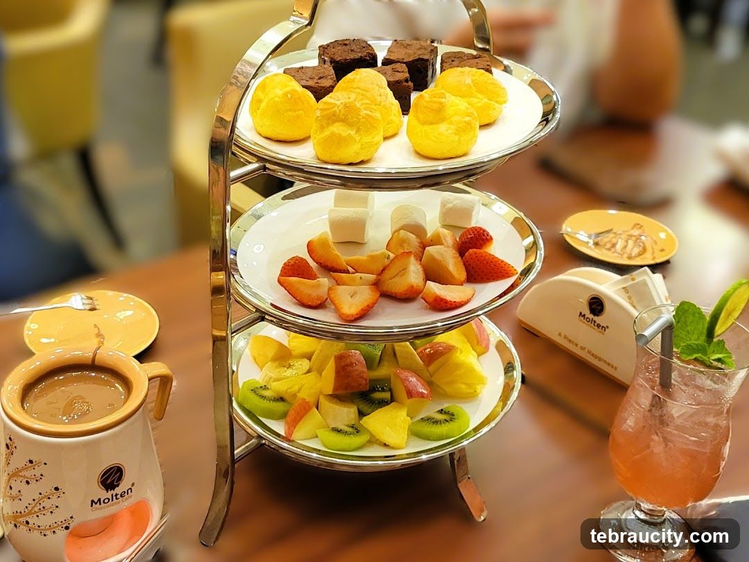 Dessert Platter and Drink
