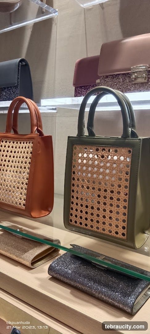 Handbags and Clutches on Display