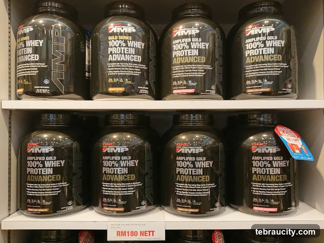 GNC AMP Protein Supplements