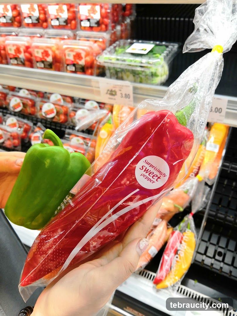 Sweet Peppers in Packaging