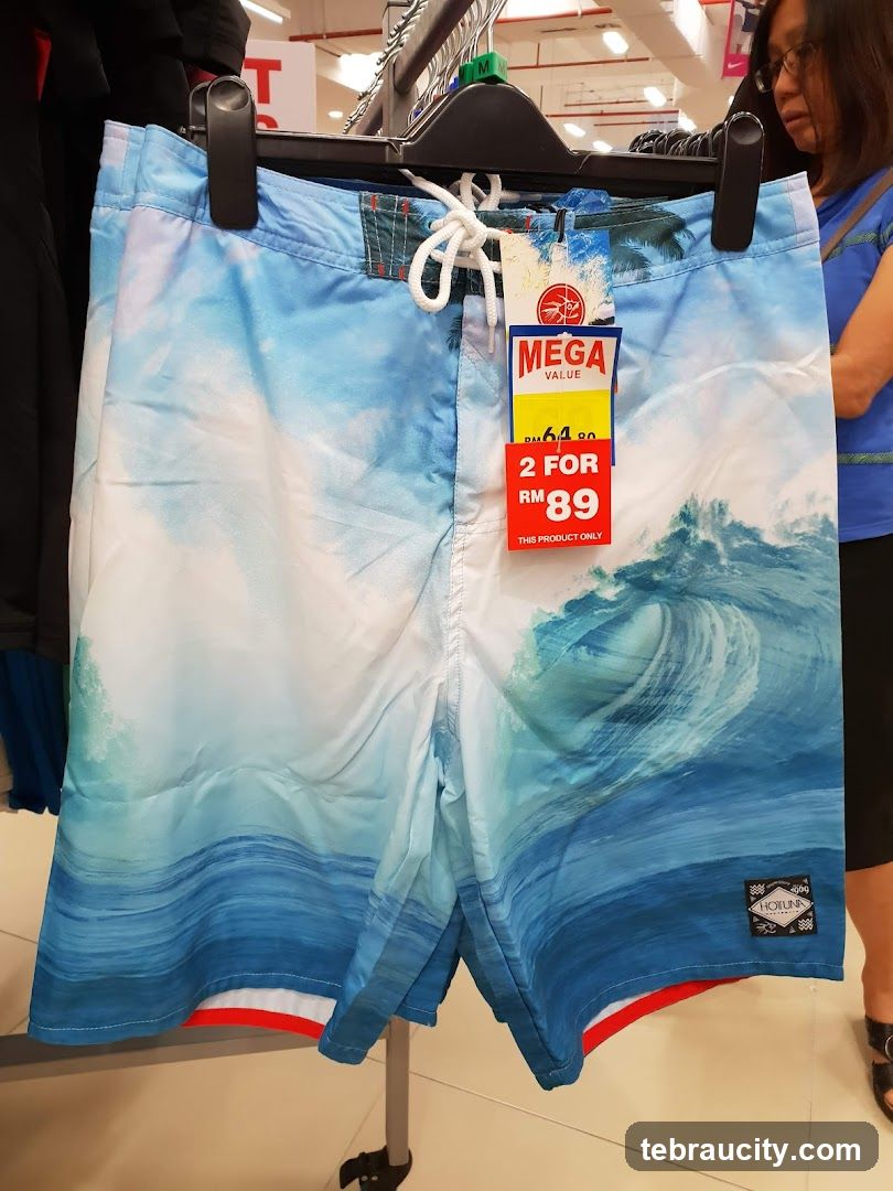 Swim Shorts on Display